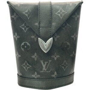 Louis Vuitton Envelope Pouch Black Brushed Monogram Shoulder Bag